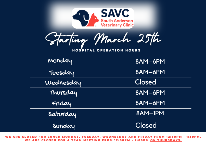 Carousel Slide 1: Please see our updated hours!